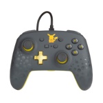 CONTROLE C/ FIO POWER-A P/ NINTENDO SWITCH ENHANCED PIKACHU GRAY