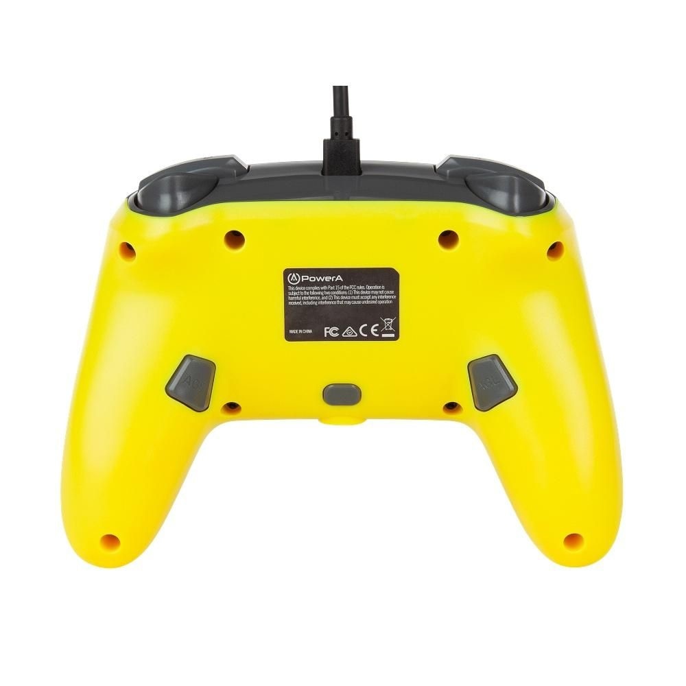 CONTROLE C/ FIO POWER-A P/ NINTENDO SWITCH ENHANCED PIKACHU GRAY