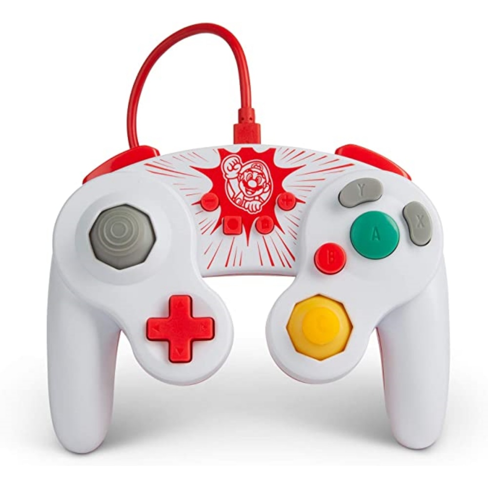 CONTROLE POWER-A WIRED GAMECUBE MARIO P/ NINTENDO SWITCH