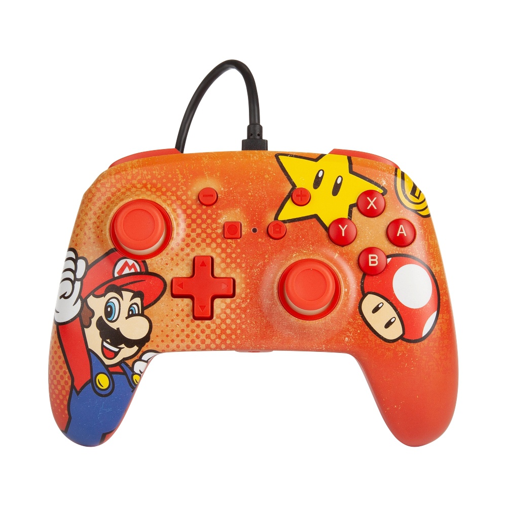 CONTROLE POWER-A ENWIRED MARIO VINTAGE P/ NINTENDO SWITCH