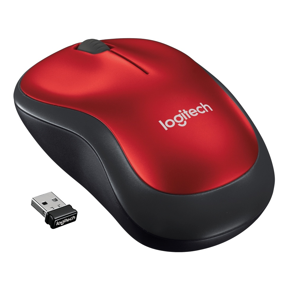 MOUSE WIRELESS M185 VERMELHO