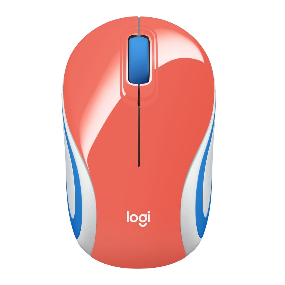 MOUSE WIRELESS M187 REFRESH CORAL